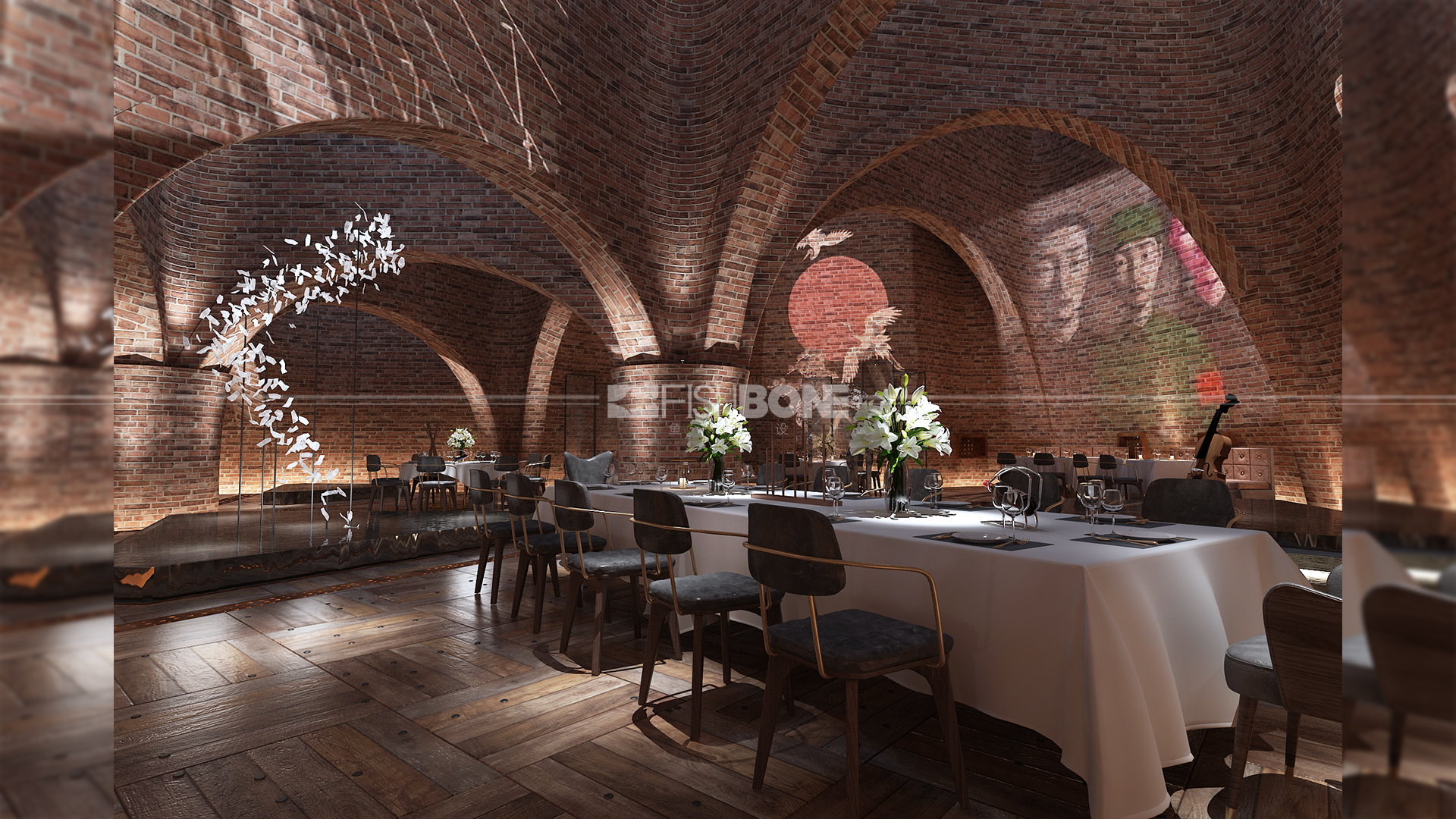 鱼骨设计·半朵云艺术会客厅-31