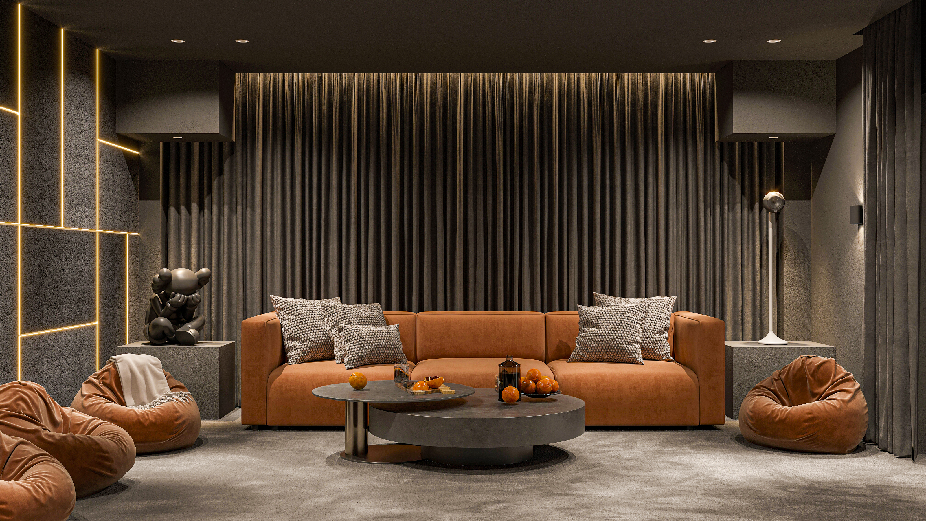 800 平方公寓室内设计丨哈萨克斯坦阿拉木图-2