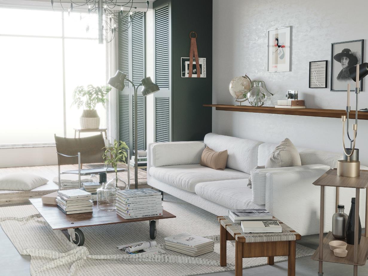 洛阳瀛洲花园北欧盐系风设计，演绎自然纯净之美-7