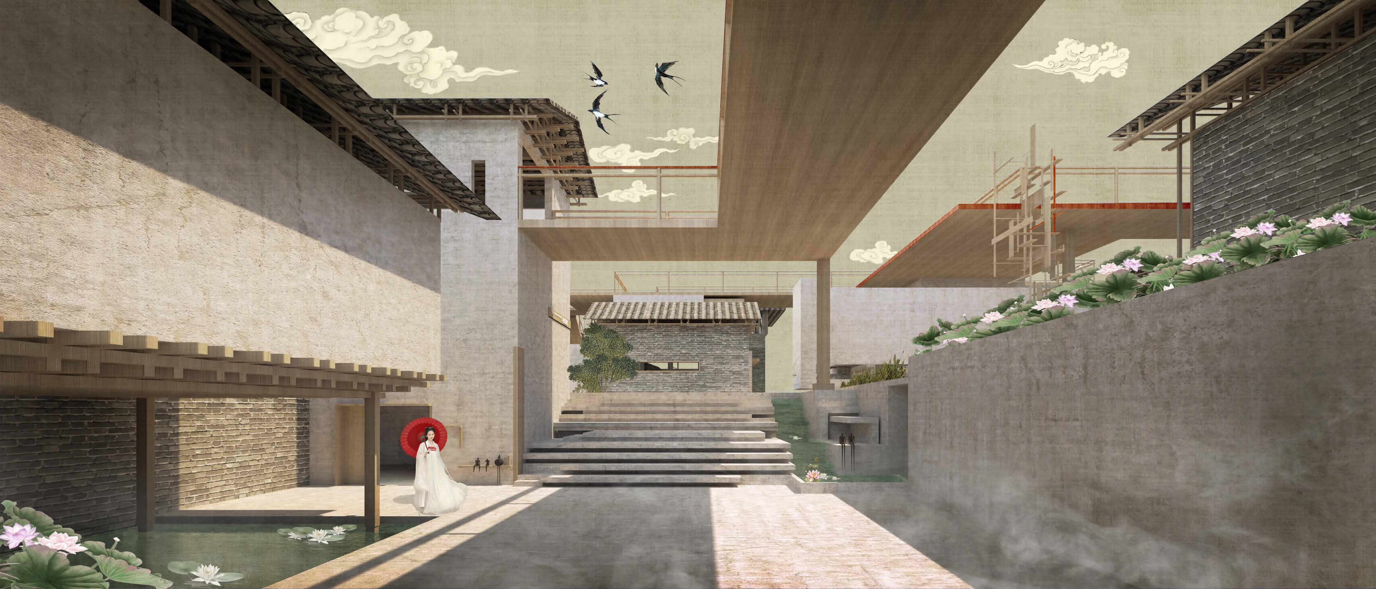 水边村的花席世界——乡村记忆的延续与景观建筑修复-37