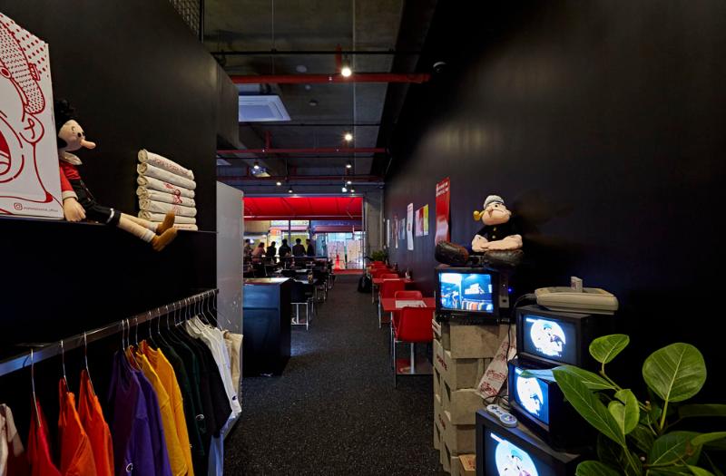 30 平米波兰披萨俱乐部，打造工业风氛围-13