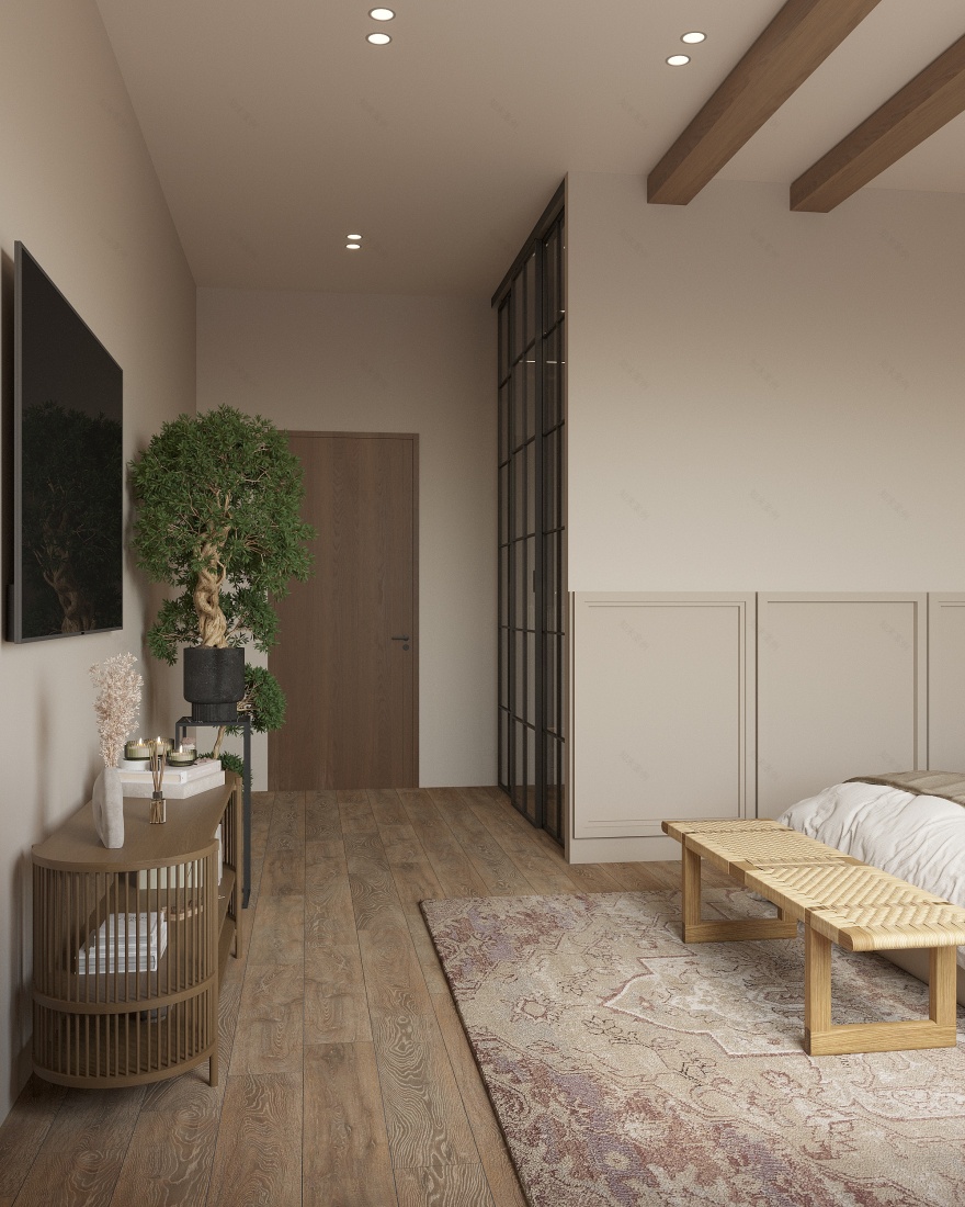 浅色调卧室室内设计-4