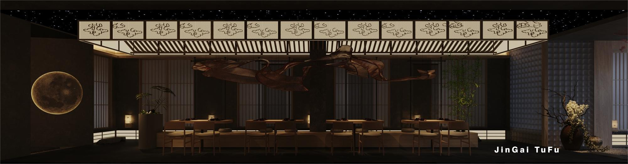 日式宁静餐饮空间设计丨图夫 x 金该-5