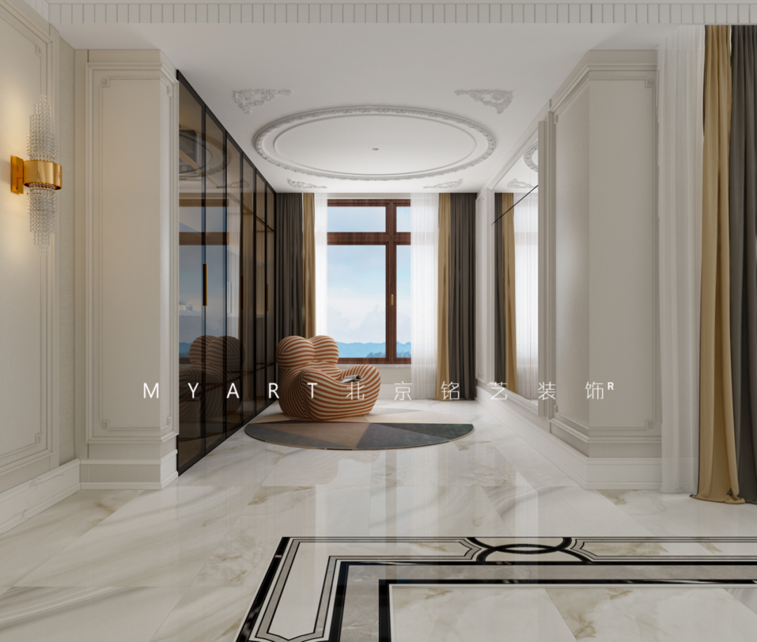 法式轻奢,浪漫满屋——天山国宾一号室内设计案例-24