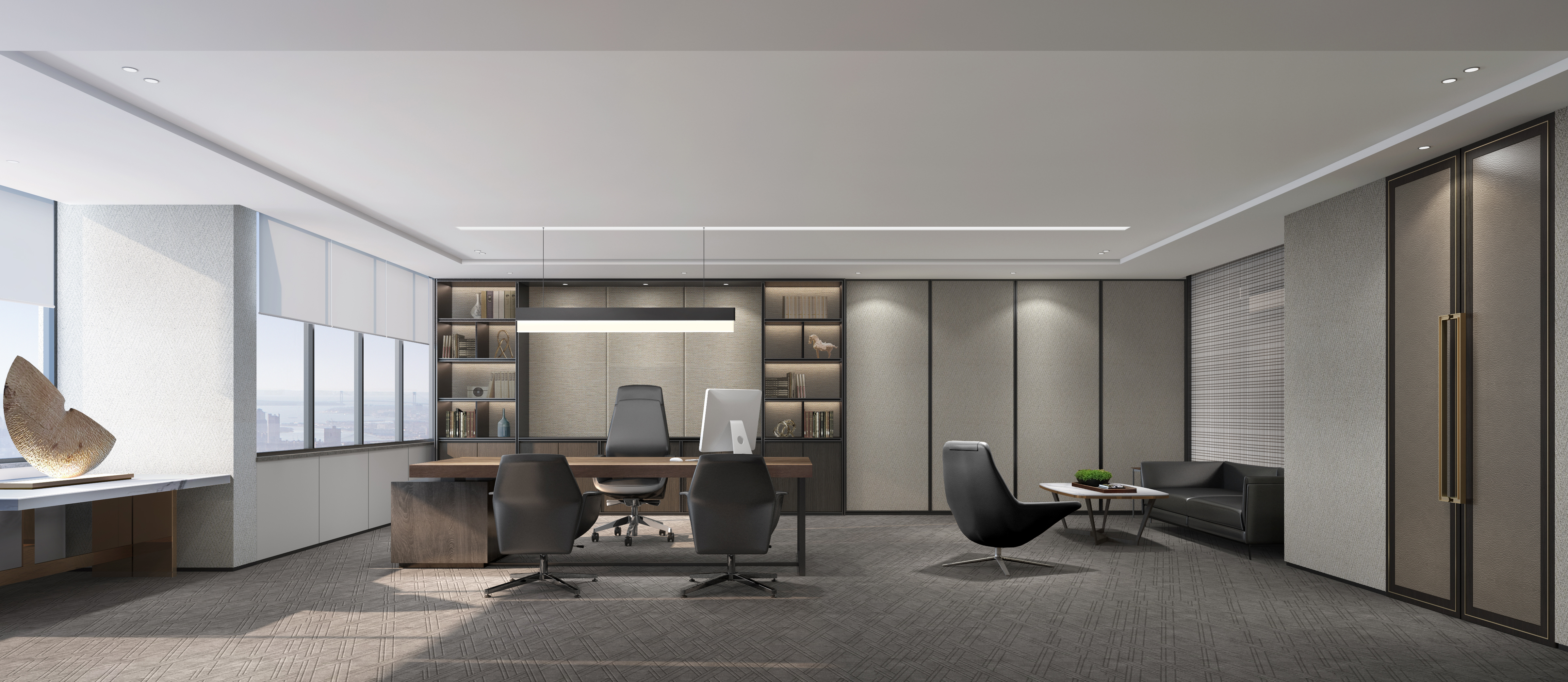 广州星河亚洲金融中心办公室丨中国广州丨汇格设计-16