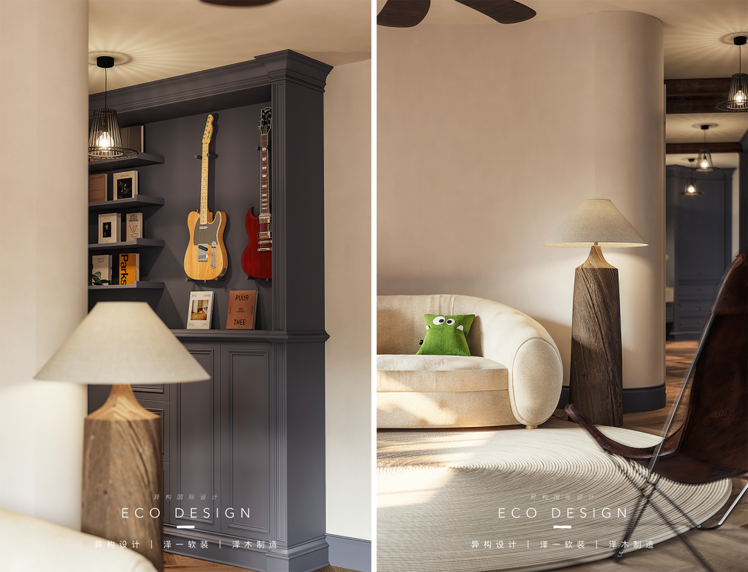 复古南洋风海边度假艺术空间设计丨中国西安丨泽一软装-49