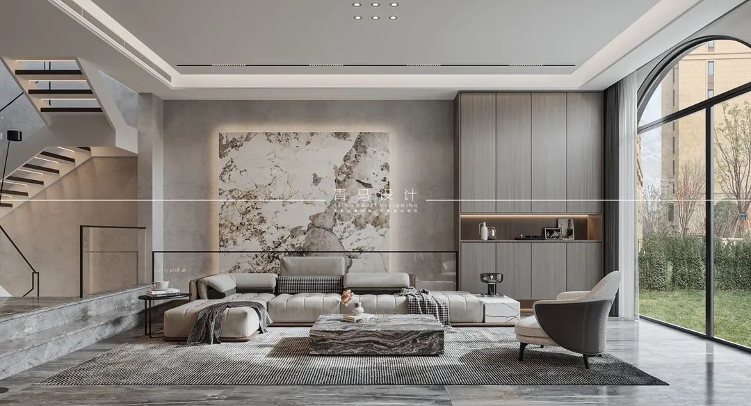 世园大公馆意式轻奢联排别墅丨中国西安丨青马别墅设计-24