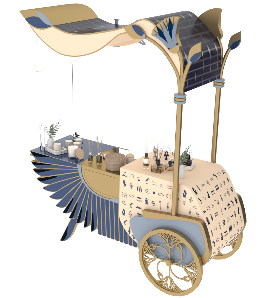 埃及风格街贩推车-3