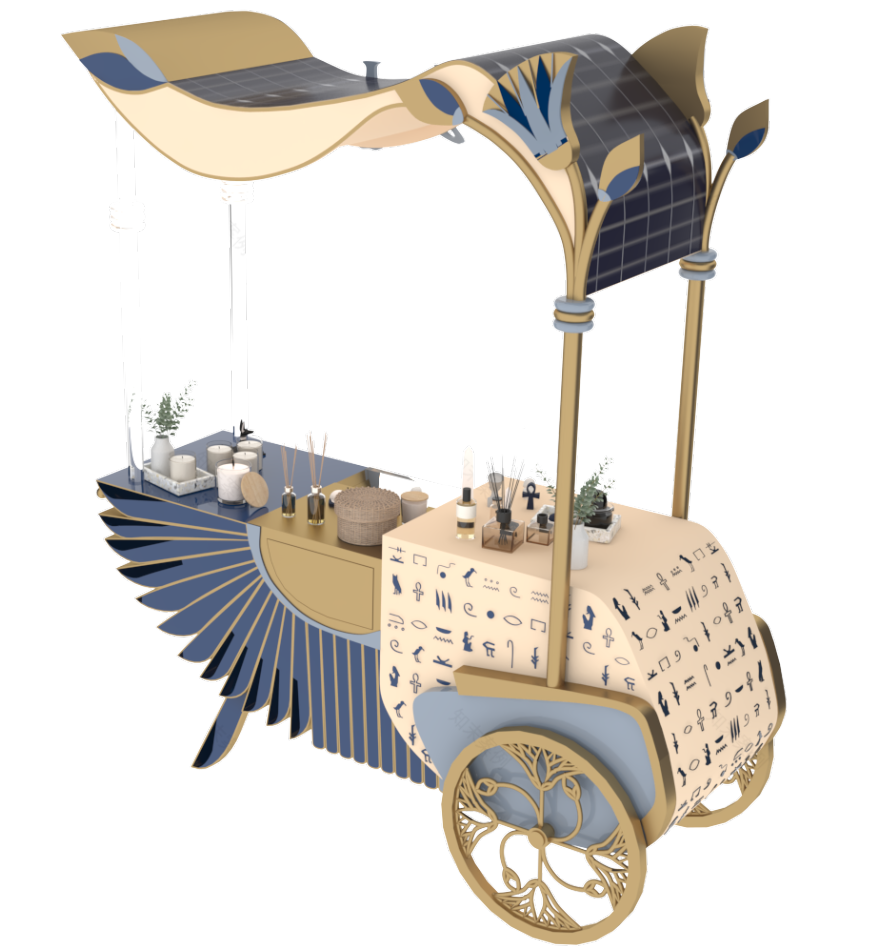 埃及风格街贩推车-3