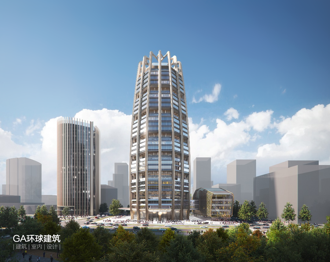 雄安新区四大央企总部建设丨SOM 事务所,同济设计集团等-11