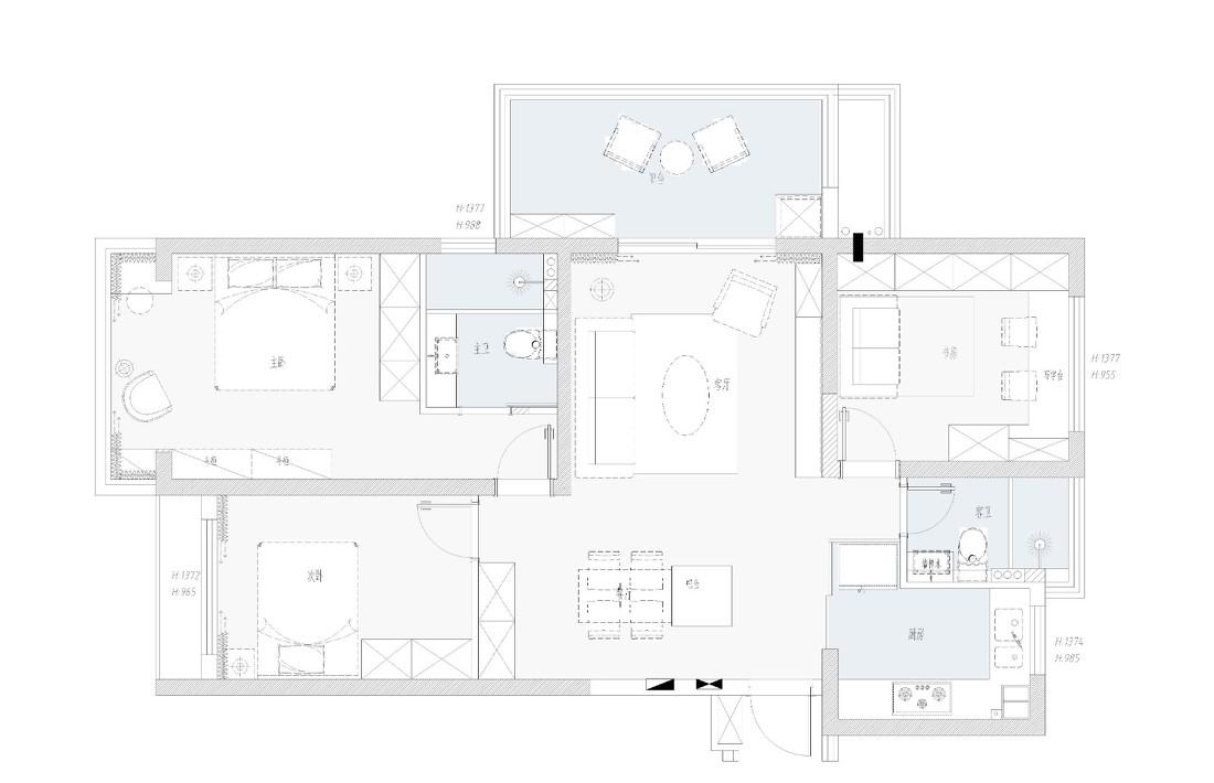 润江城 ZZ·design 舒适家居设计-37