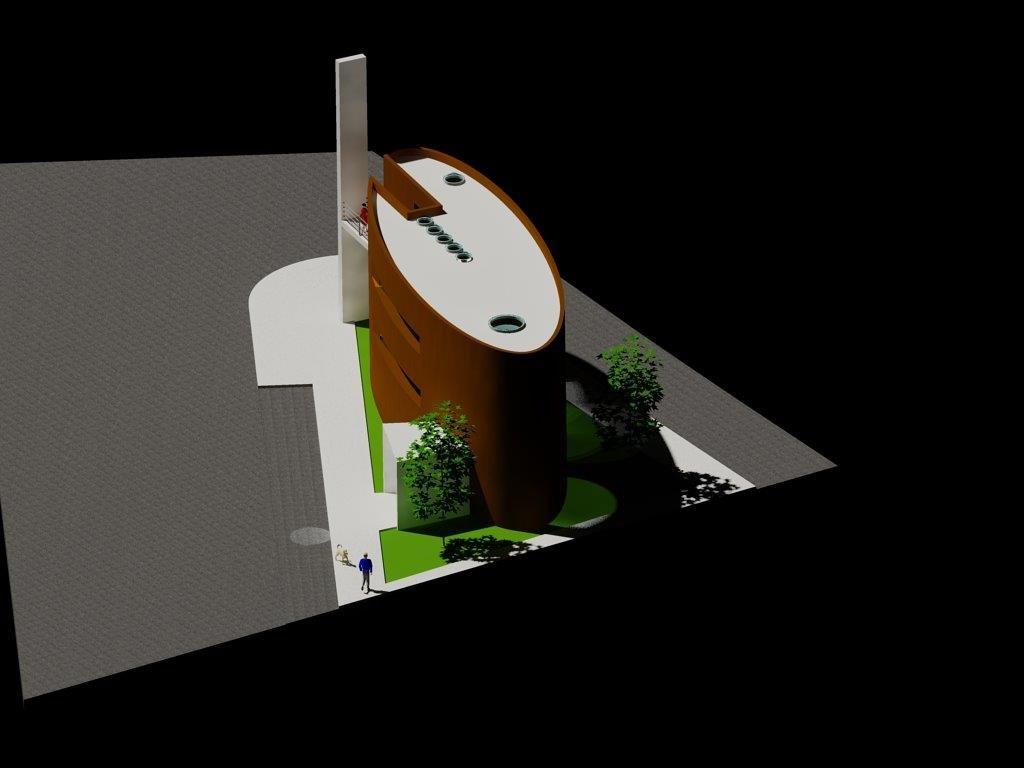 Rotary Club 总部 | 钢与绿的结合，打造社区交流新空间-23