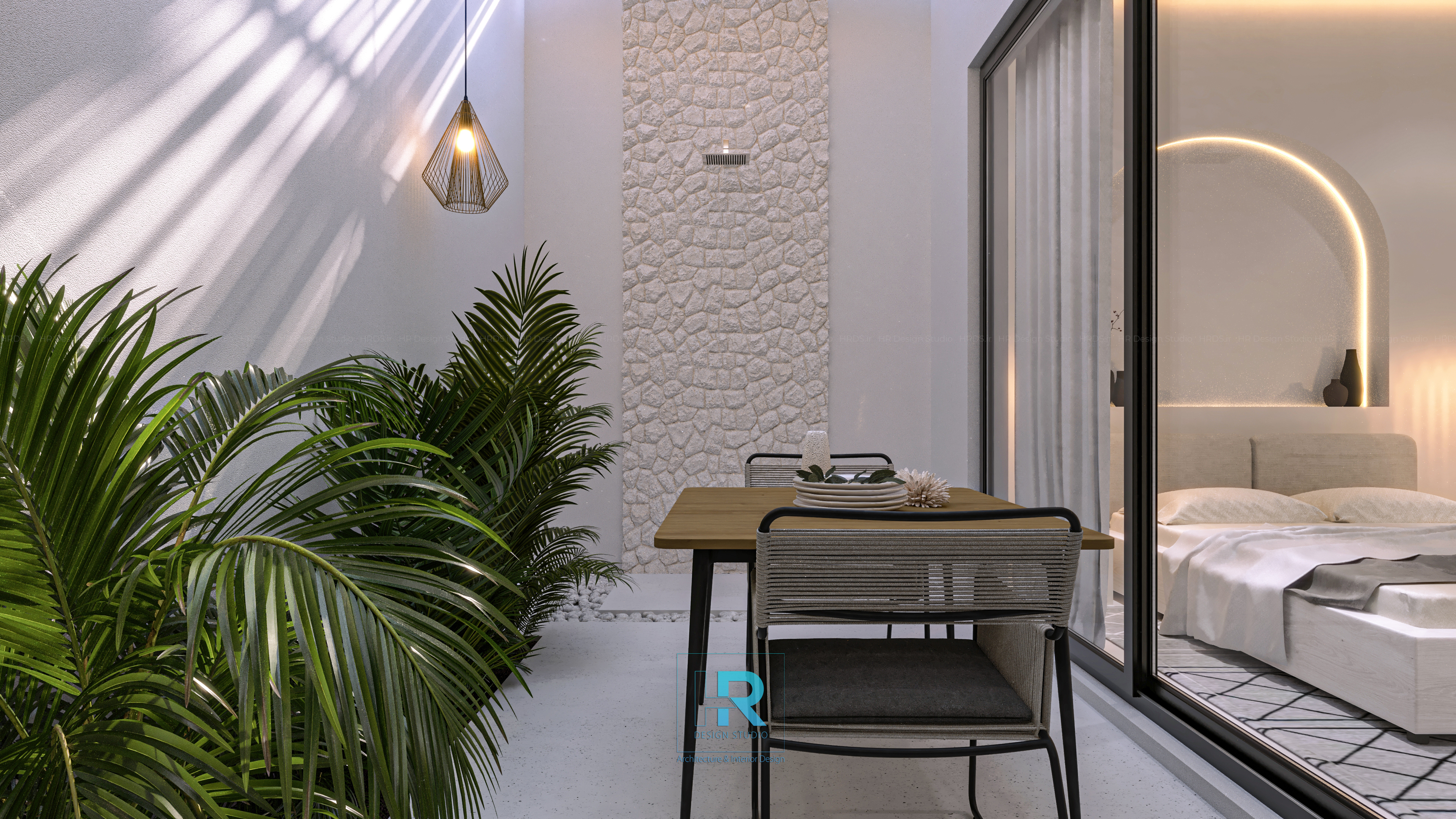 Moroccan villa interior-14