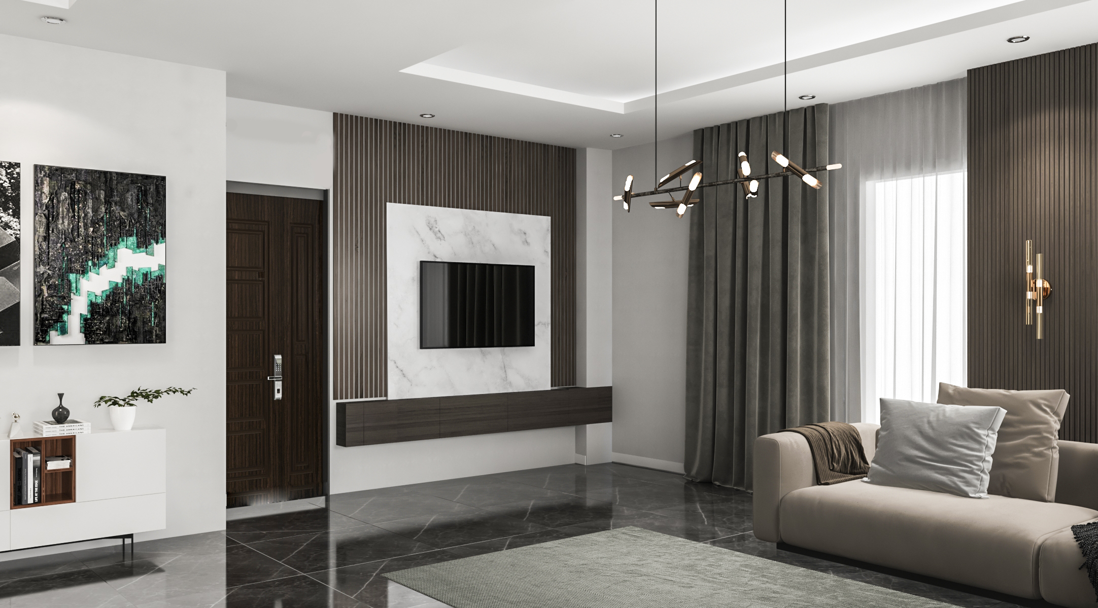 现代接待和用餐空间设计丨AHMED SEDIK-13