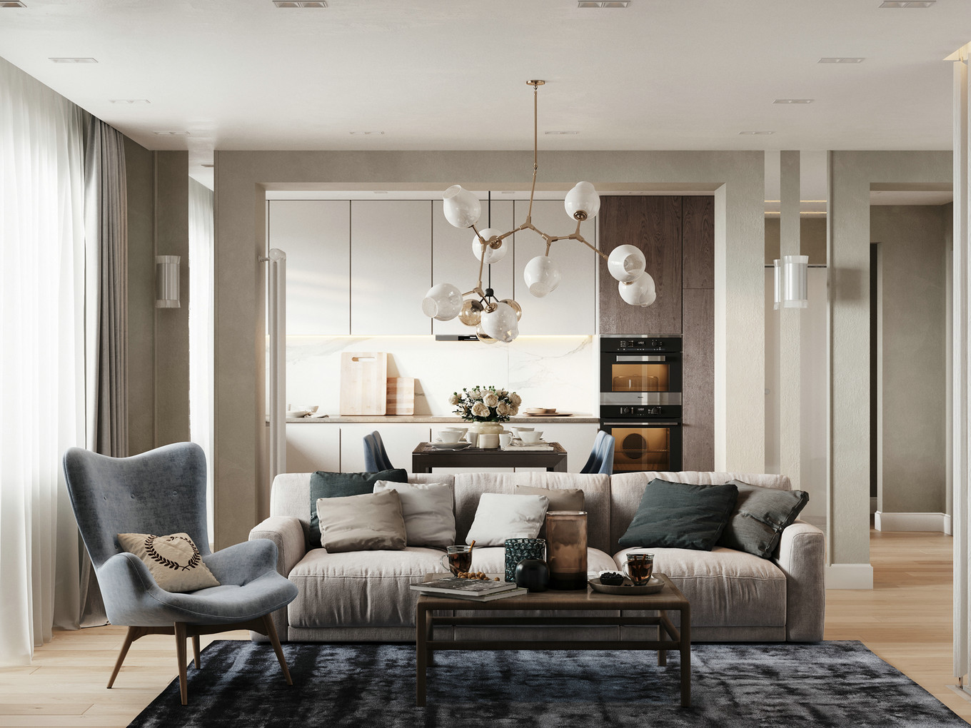 现代轻奢设计 | 细节尽显优雅格调-1