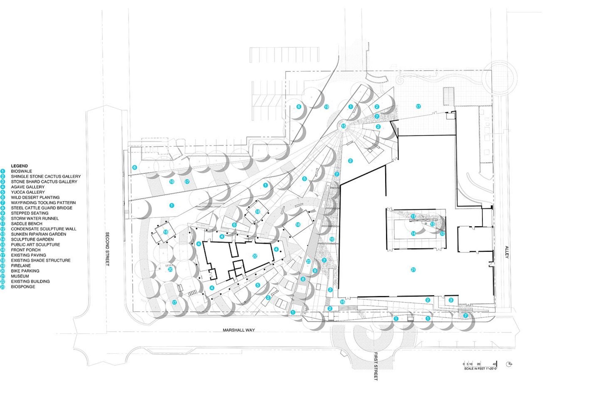 亚利桑那州斯科茨代尔西方博物馆 · 沙漠景观中的绿色创新-5