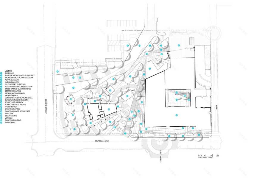 亚利桑那州斯科茨代尔西方博物馆 · 沙漠景观中的绿色创新-5