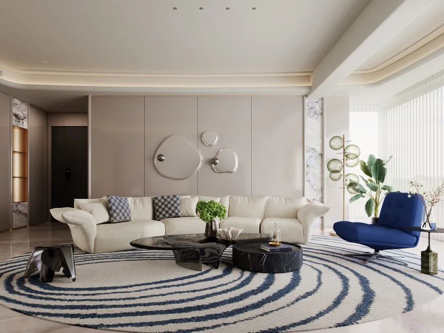 210㎡现代轻奢丨江山印·云玺丨中国阳江丨纵向·空间设计-7