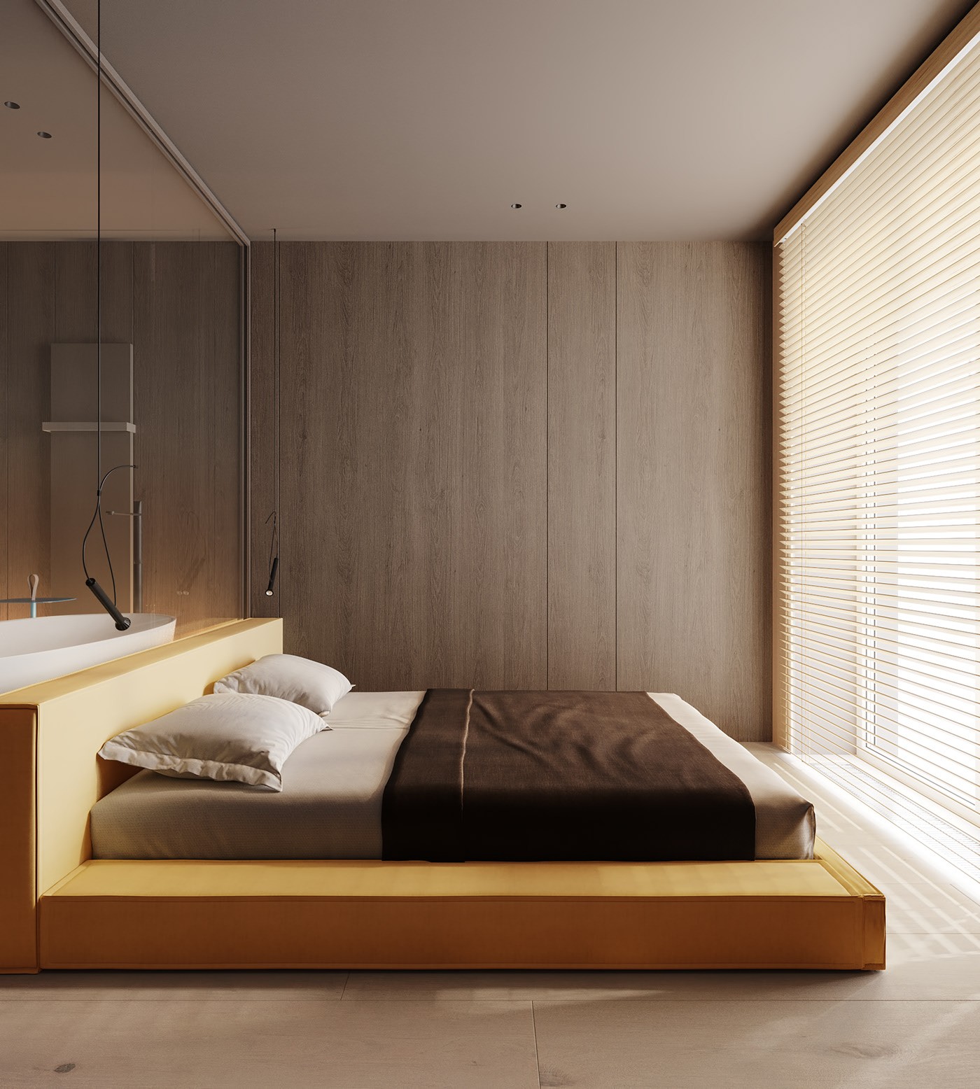 74㎡橘色系公寓设计 明媚的小尾巴，清爽好活力-15