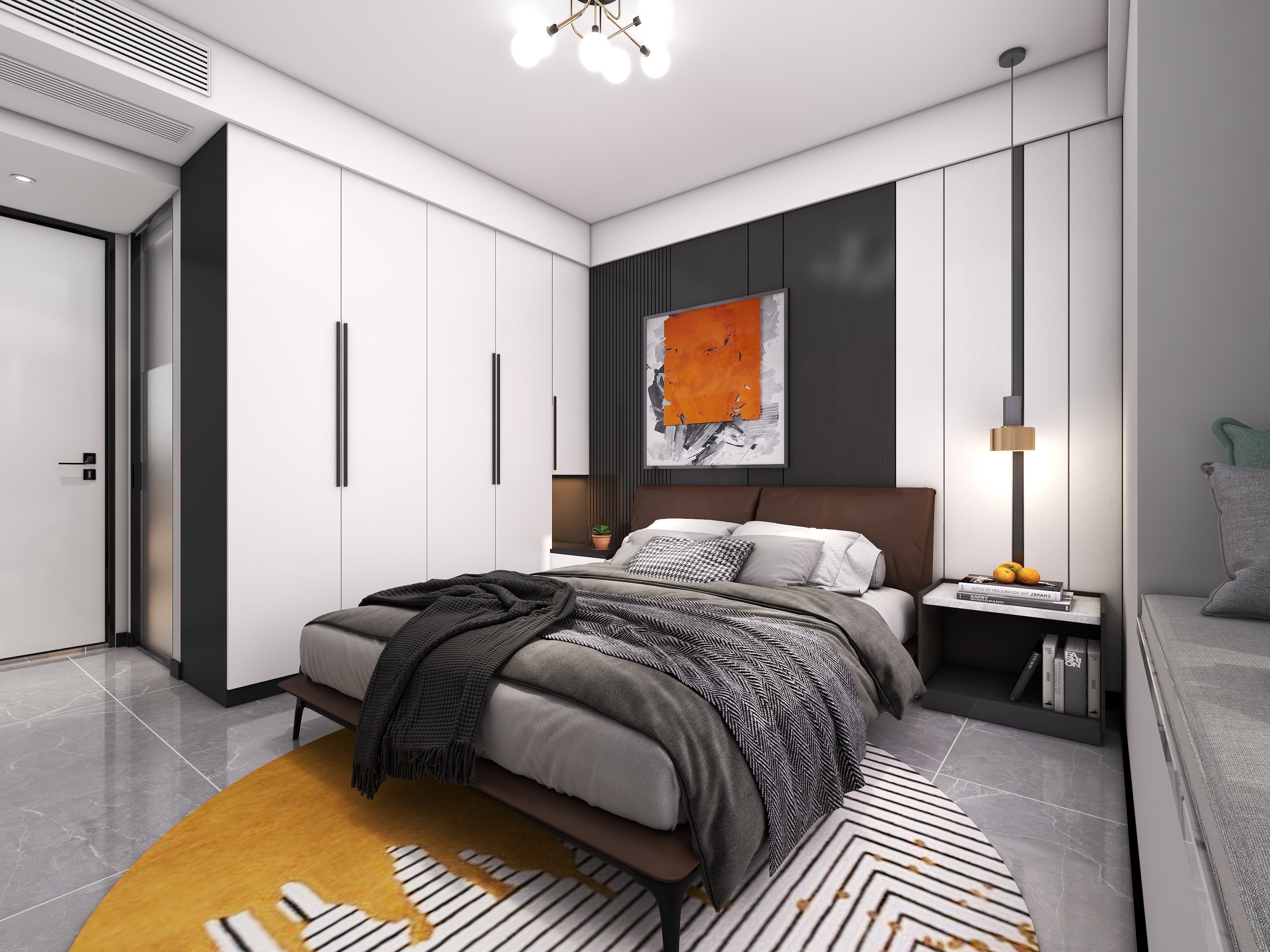 四川成都华府悦璟（114平方现代简约三居室）-41