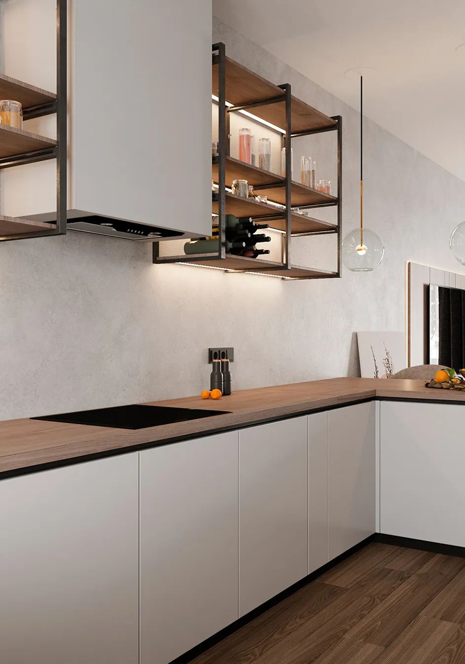 85㎡现代轻奢三居室设计丨Alexander Bocharov-59