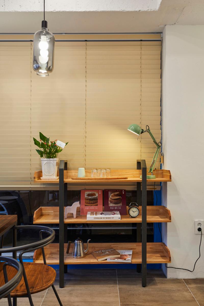 25 平小清新蓝调咖啡厅，点睛之笔的简约设计-9