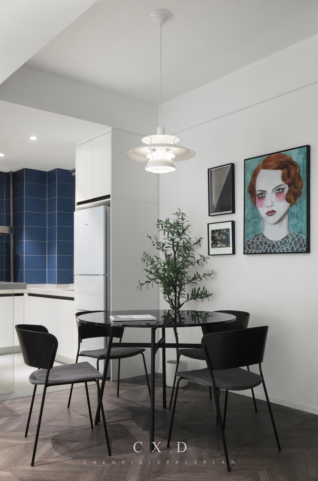 谱色辰夏作品 | 淮安 86 平米学区房打造活泼沉稳的秘密花园-14