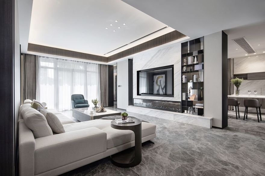 450㎡现代私宅,打造纯粹生活格调-8