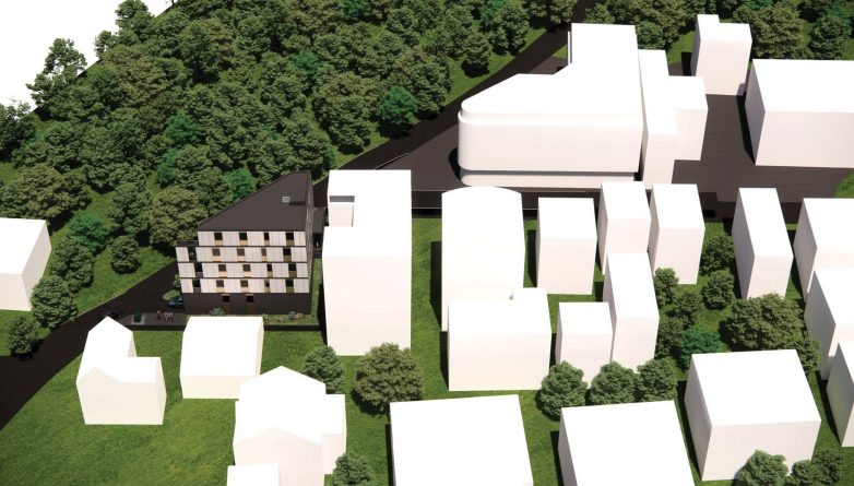 Zvezdari计划建造的三角形住宅楼丨Beging工作室-32