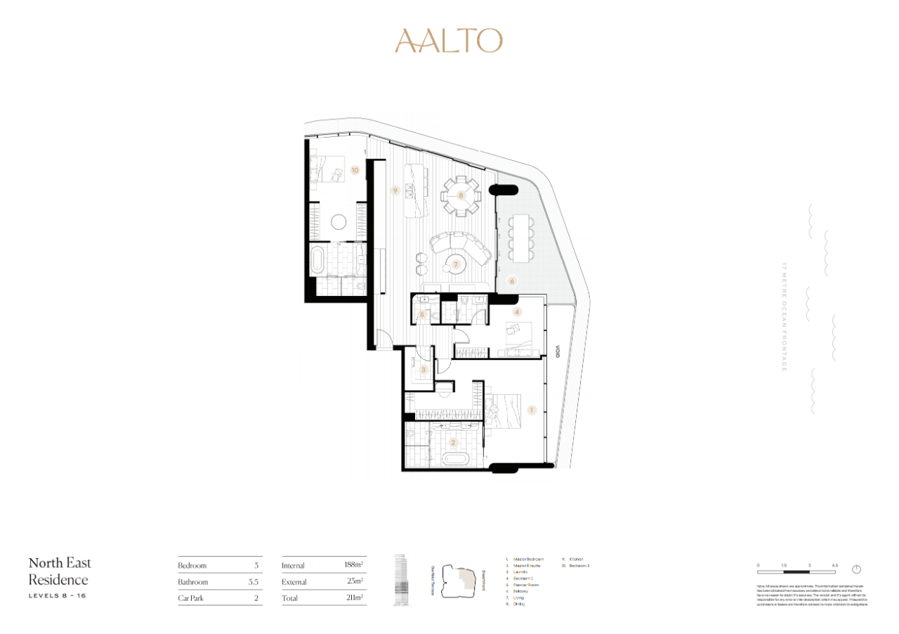 澳大利亚黄金海岸 AALTO 公寓丨Conrad Gargett-21