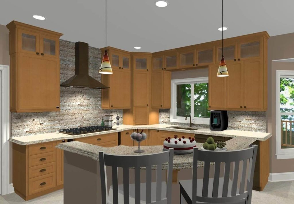 L形厨房设计案例-41