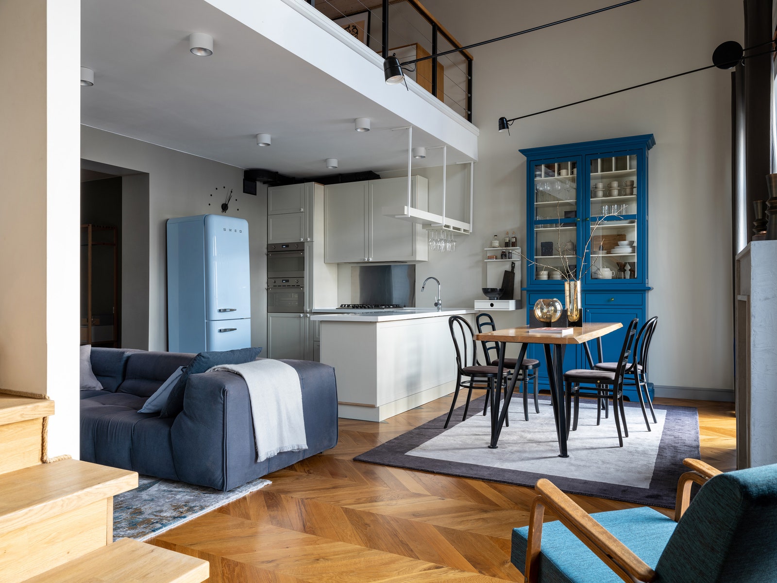 146㎡顶层新建成公寓室内设计-13