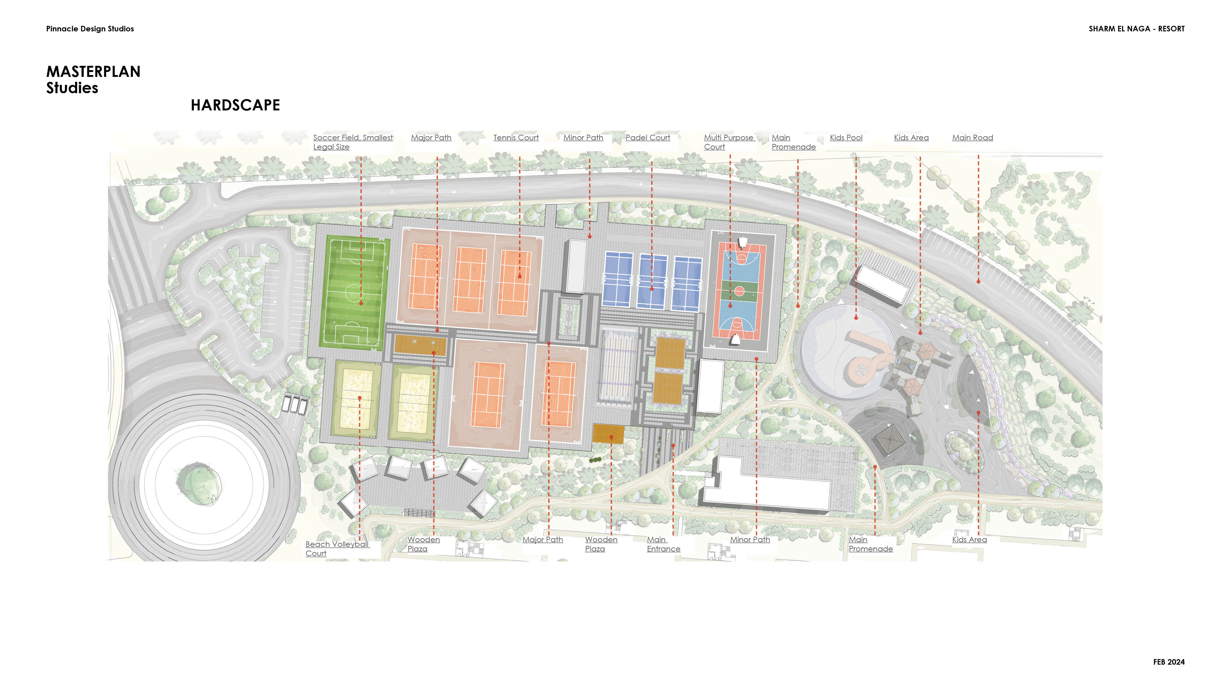 体育与娱乐区概念设计丨埃及丨Pinnacle Design Studio.-11