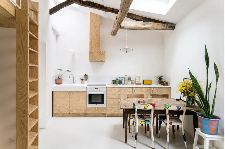 巴黎 24m2 极简小户型的惊艳设计-1