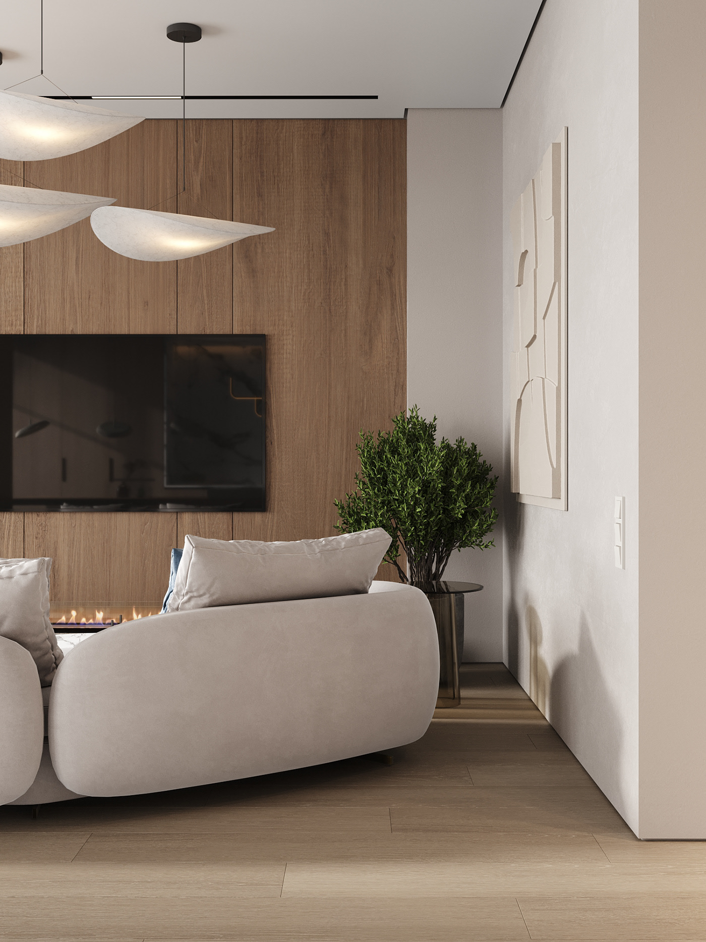 104平 现代简约 空间舒适！-5