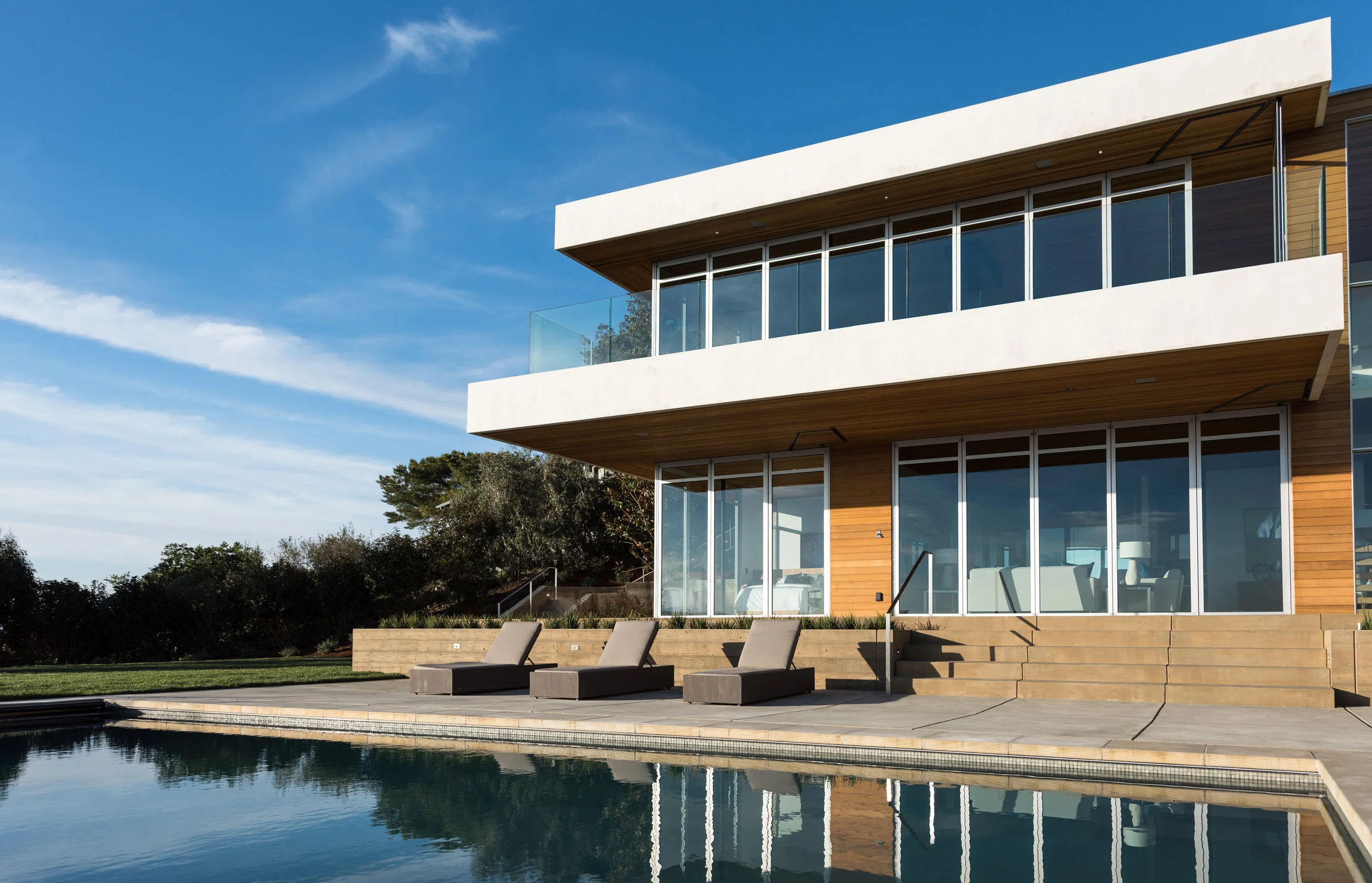 Tiburon Hills（蒂伯龙山）丨美国加利福尼亚丨David Kotzebue Architecture-11