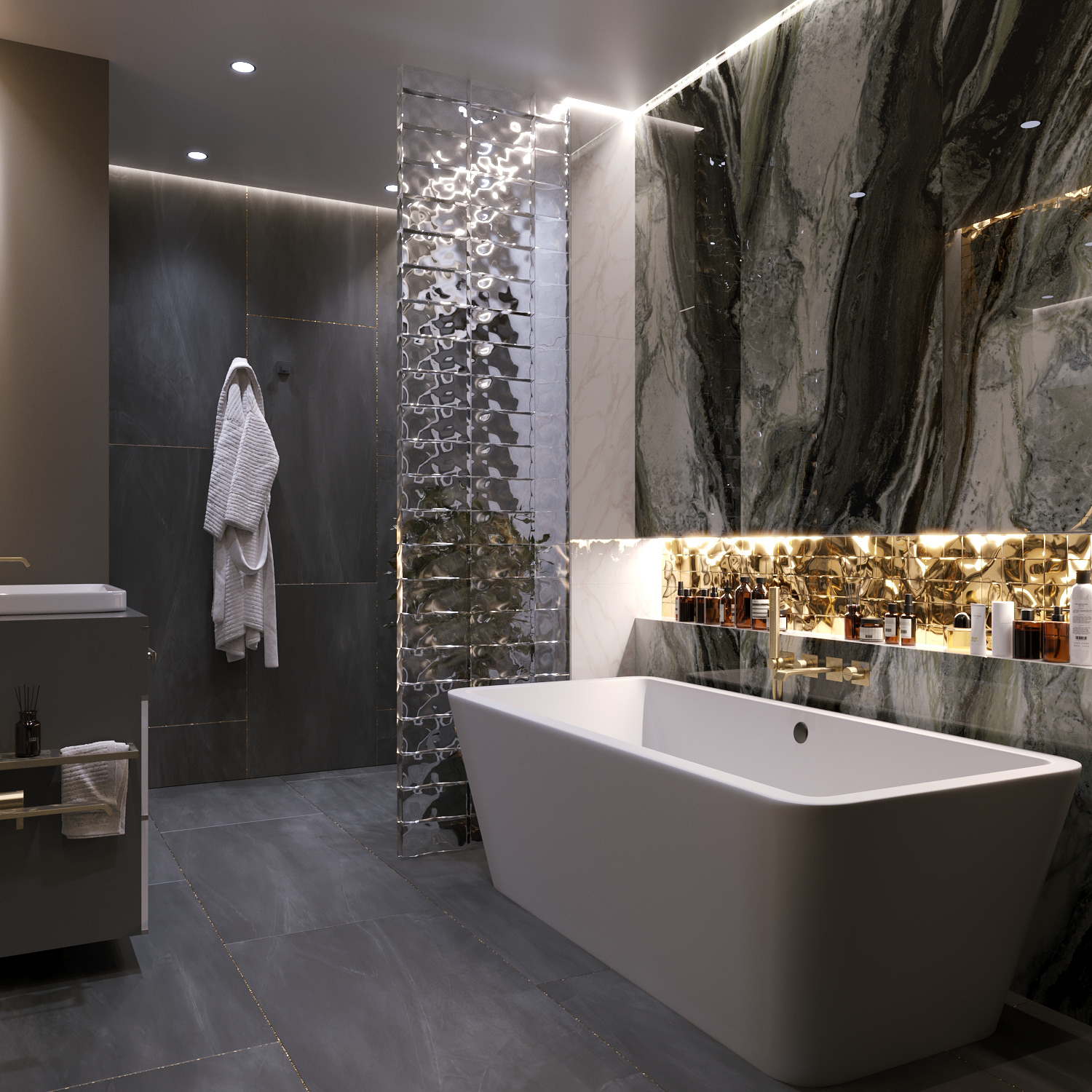 Дизайн проект санузла-5