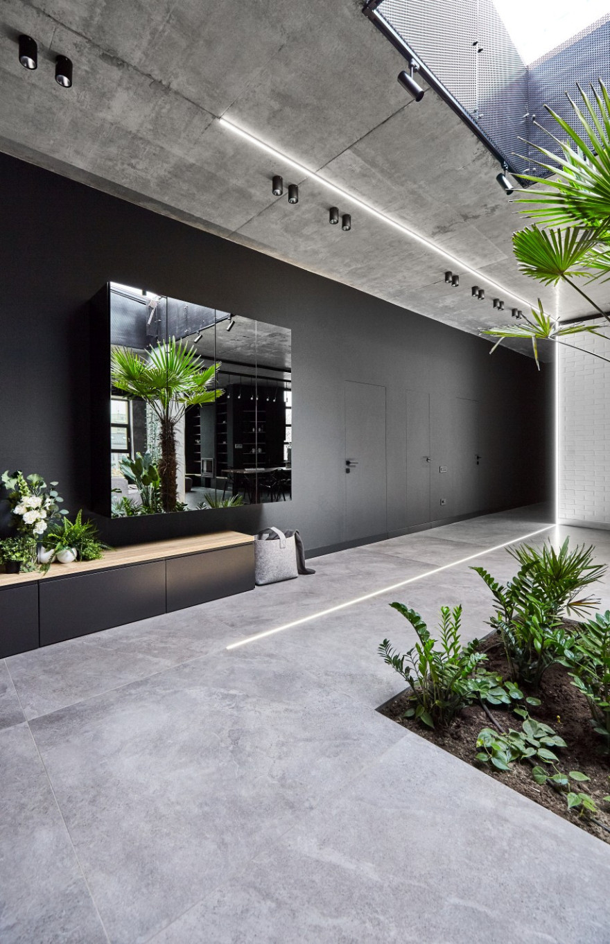 罗马尼亚顶层公寓工业风格设计案例-33