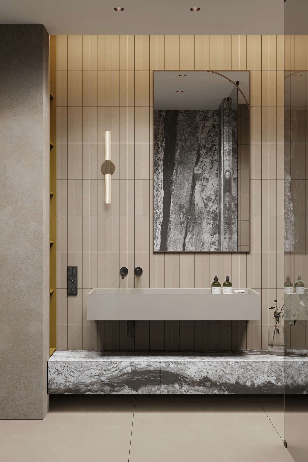 胡桃木搭配绿色，百搭色的时尚演绎-18