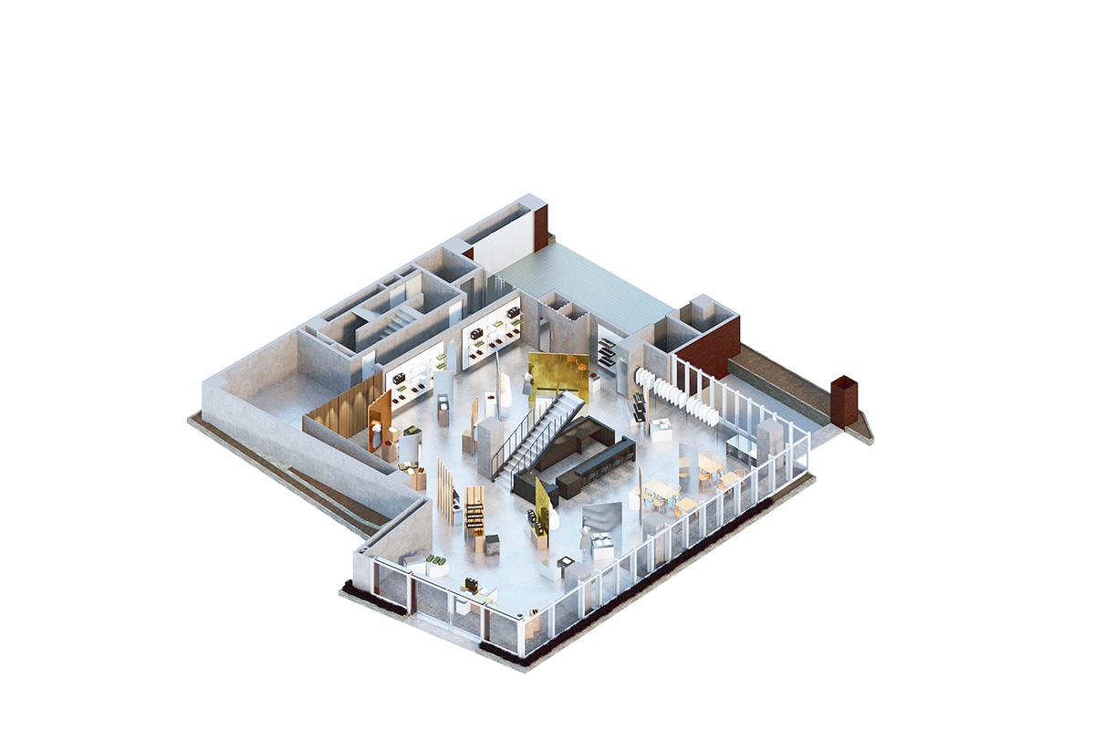 东京时尚区的“戏院”商店丨日本东京丨Haruki Oku Design,PANPROJECTS-50