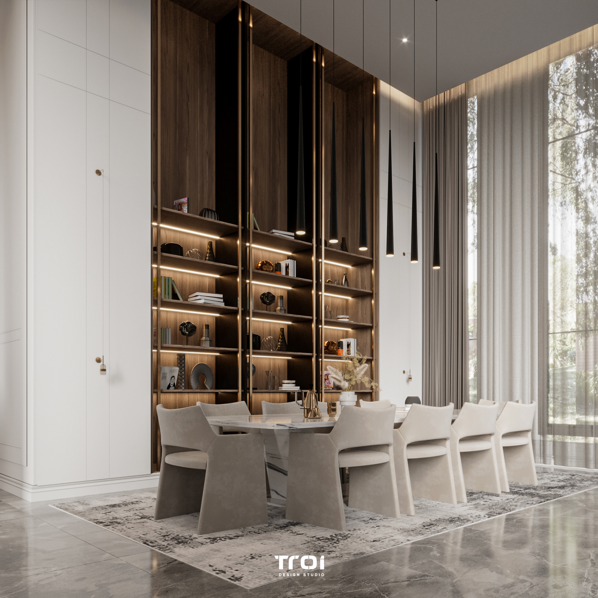 Dining Hall 室内设计丨Troi Design Studio-9