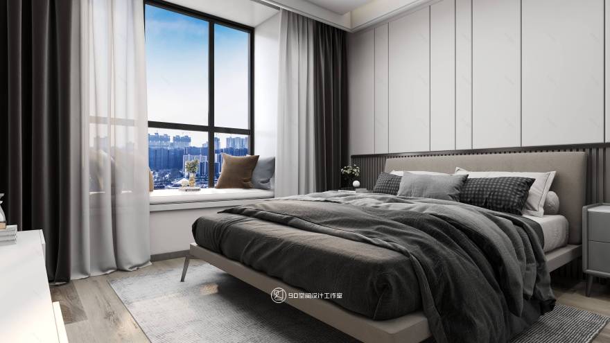 【无问西东】现代风格住宅设计丨90空间设计工作室-40