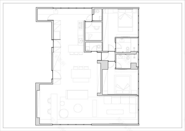 巴西公寓客厅的 10 种创新布局丨АrсhDаilу-22