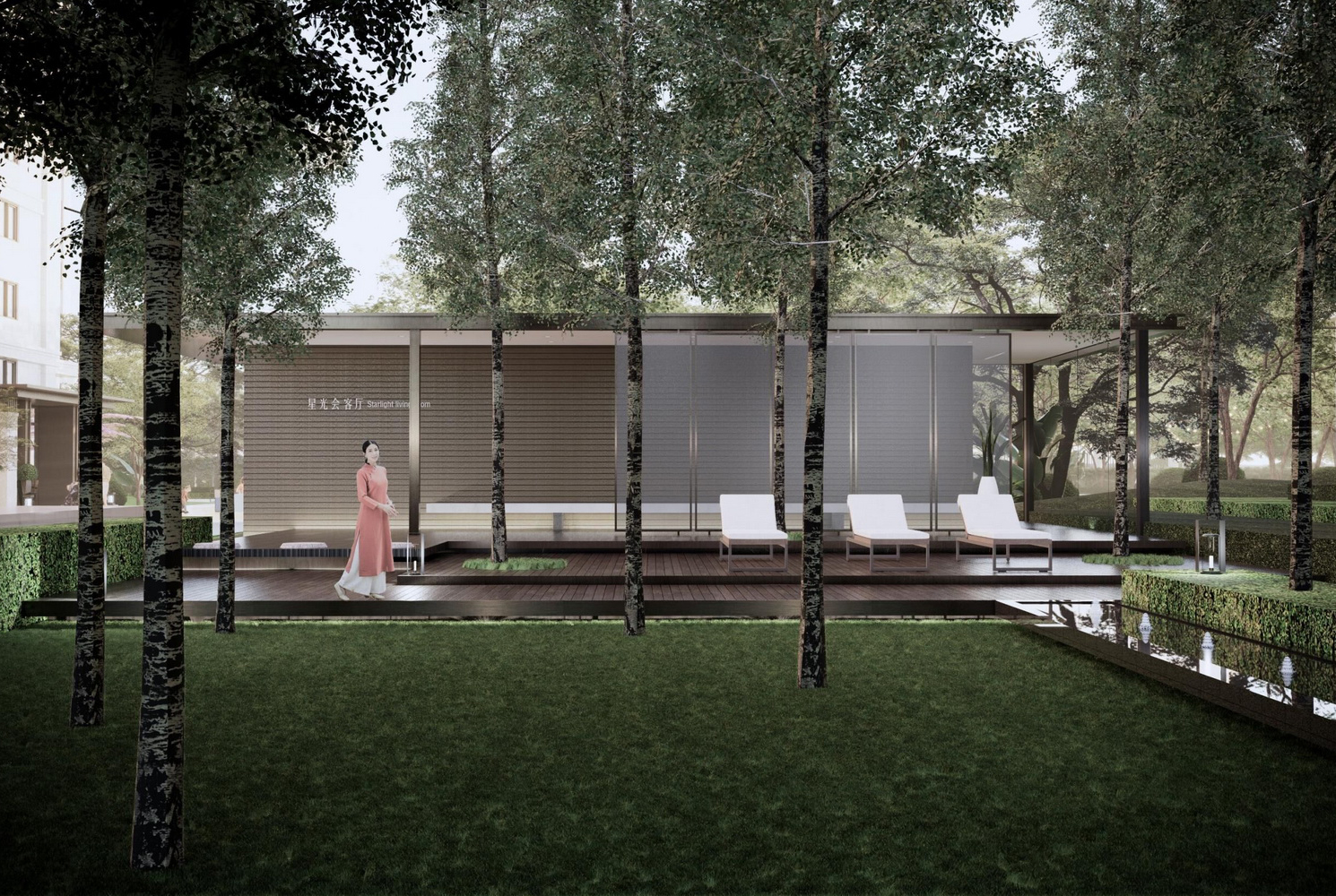 万科城星光会客厅SU模型-3