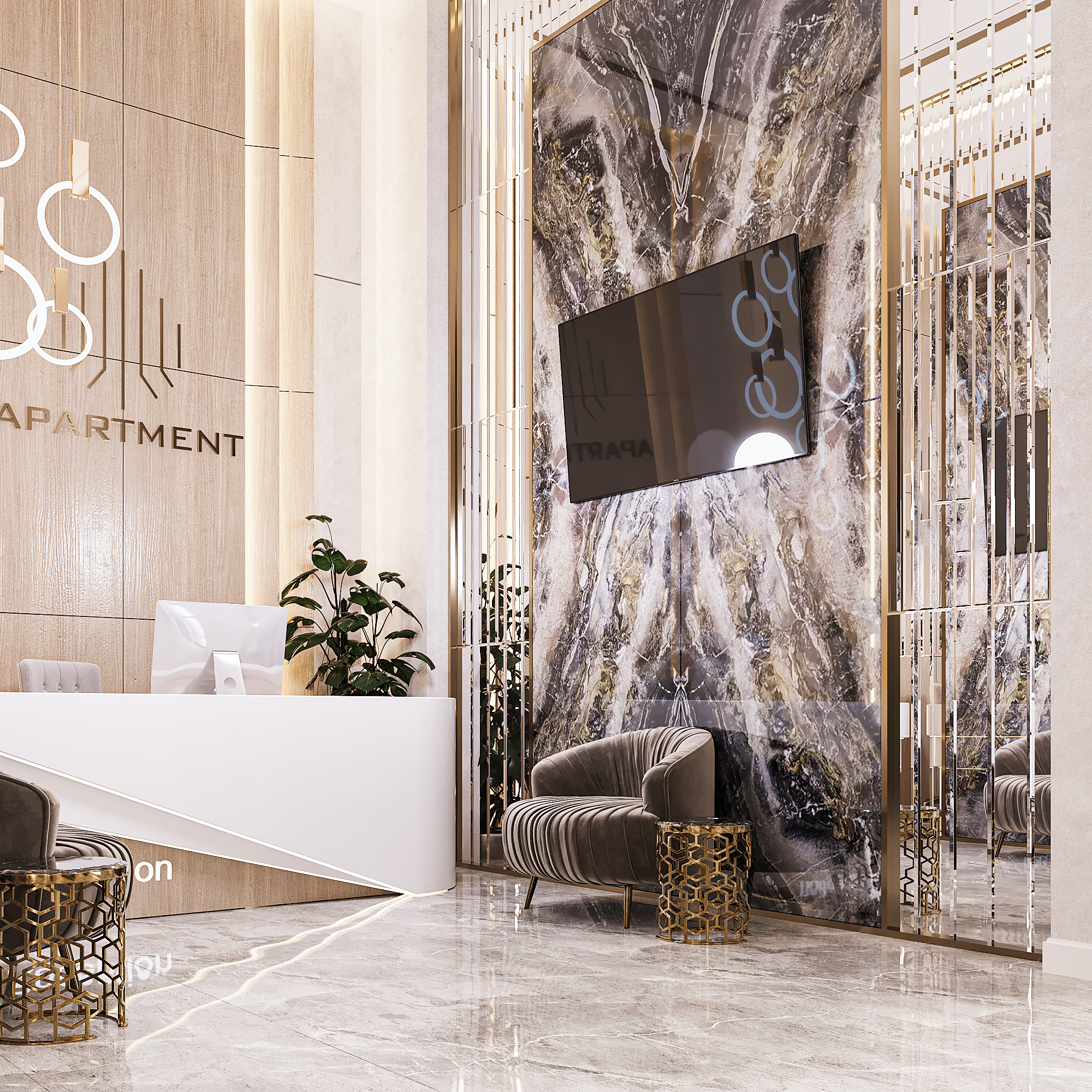 İnterior design of the apartment entrance-7