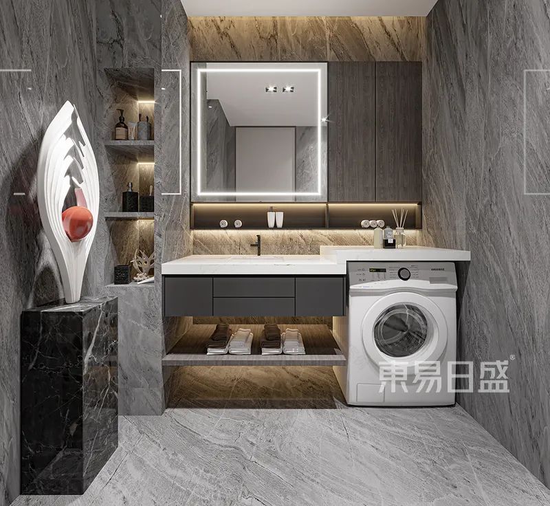 188㎡简约风格大平层装修,安宁和畅的居住理想-29