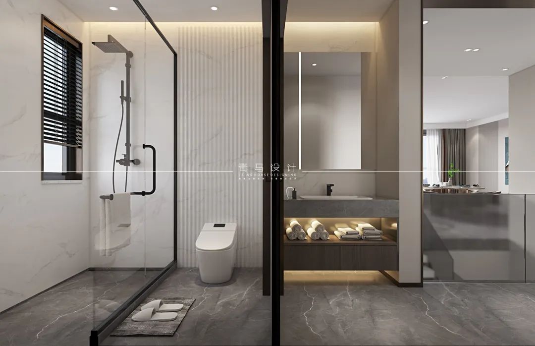 现代简约底跃别墅设计丨青马别墅设计-34