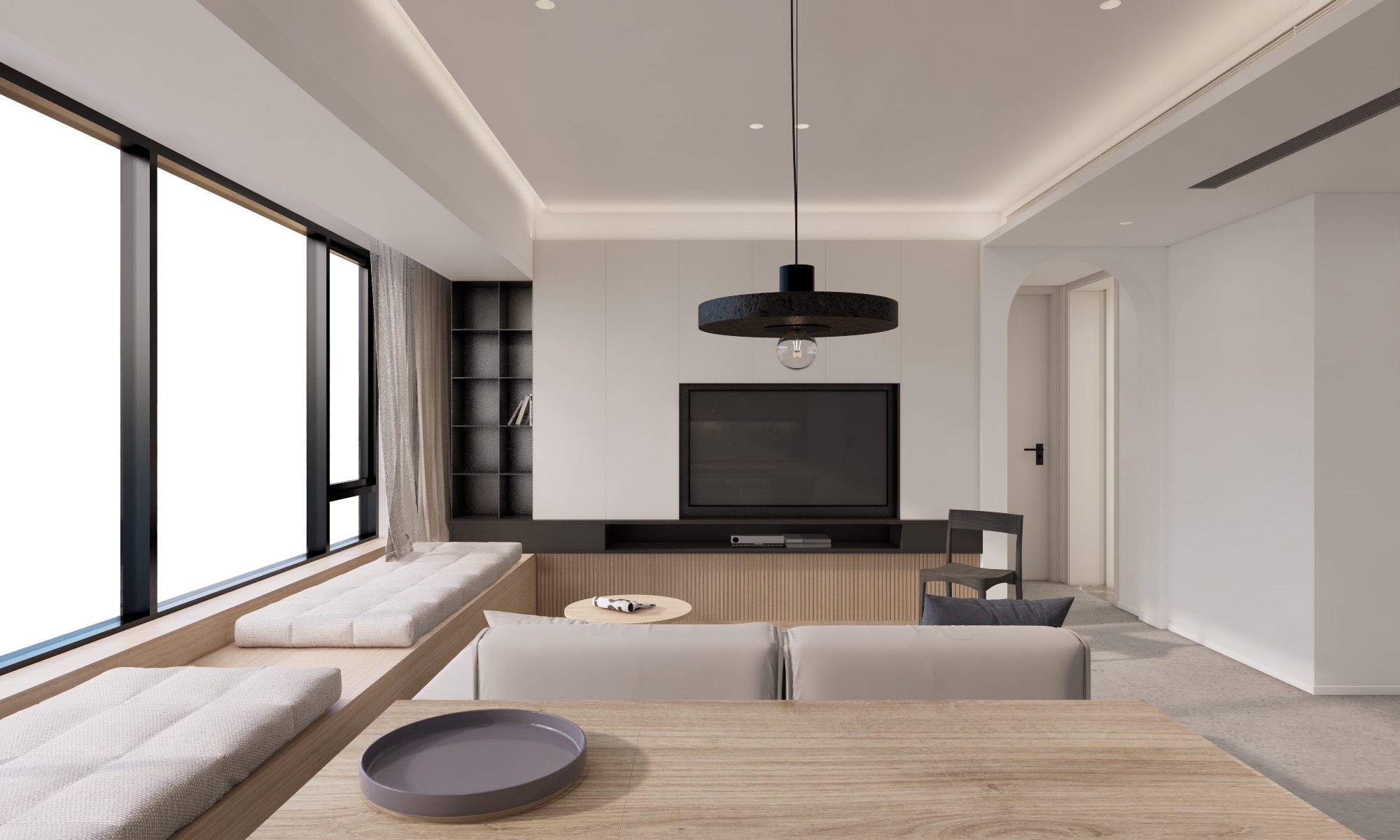 留白住宅丨中国杭州丨尔景空间设计-27