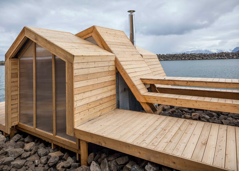 褶皱起伏的贝壳桑拿房丨日本丨隈研吾建筑事务所-142