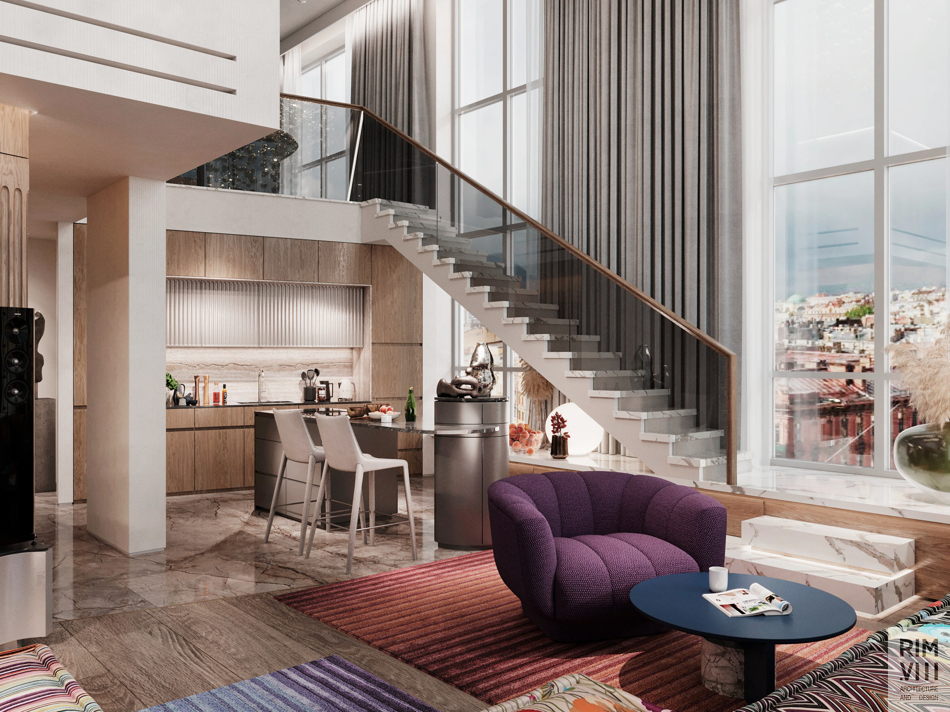 “新奢华”两层公寓设计丨RIM.VIII 建筑工作室-12